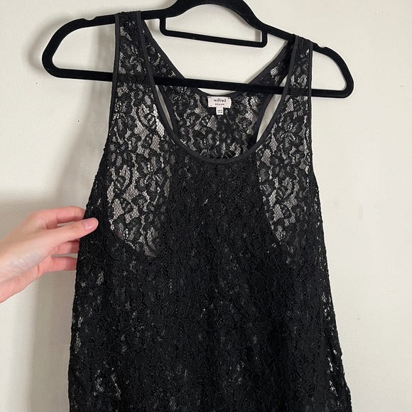 Wilfred black lace blouse - Picture 1 of 6